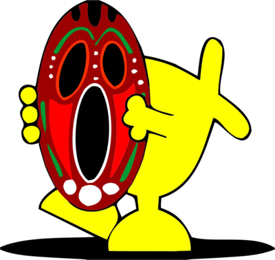 Mask - Cartoon (400x378), Png Download
