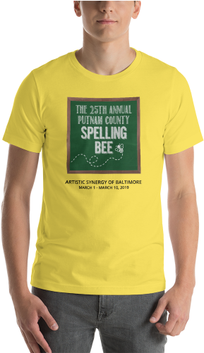 The 25th Annual Putnam County Spelling Bee- T Shirt - Camisa Do Bolsonaro Amarela (500x500), Png Download