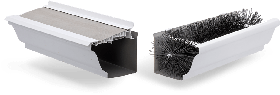 Brush Guards - Leaffilter (940x328), Png Download