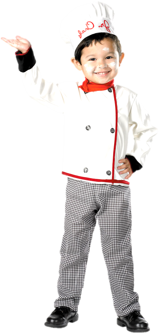Asian Boy Chef - Portable Network Graphics (563x1125), Png Download