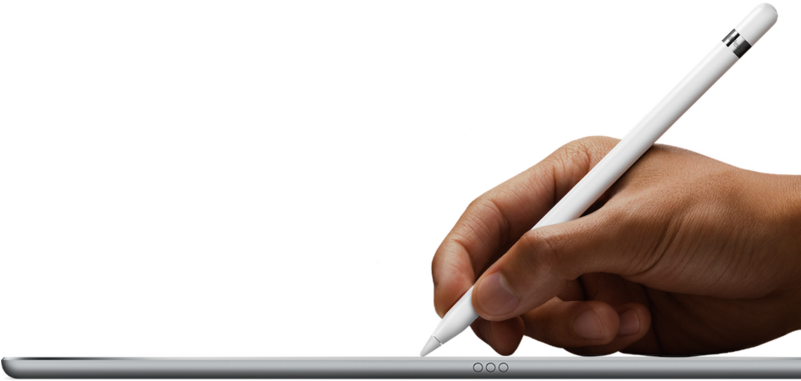 Pencil It's Like A Real Pencil - Apple I Pencil (800x465), Png Download