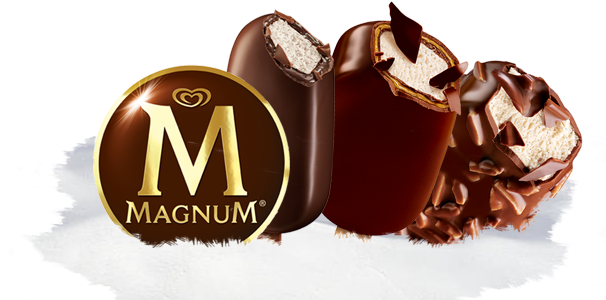 Magnum Ice Cream Bars - Magnum Ice Cream Png (618x300), Png Download
