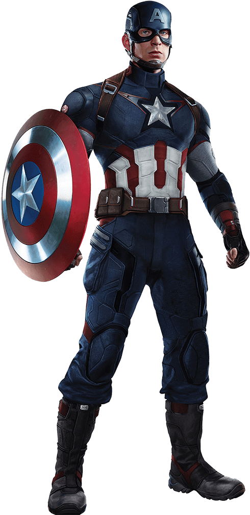 É Um Visual Onde Judianna Makovsky E Olivier Bériot - Captain America Full Body (500x1025), Png Download