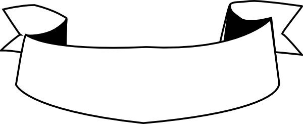 Blank Banner Scroll Png - Clip Art (600x245), Png Download