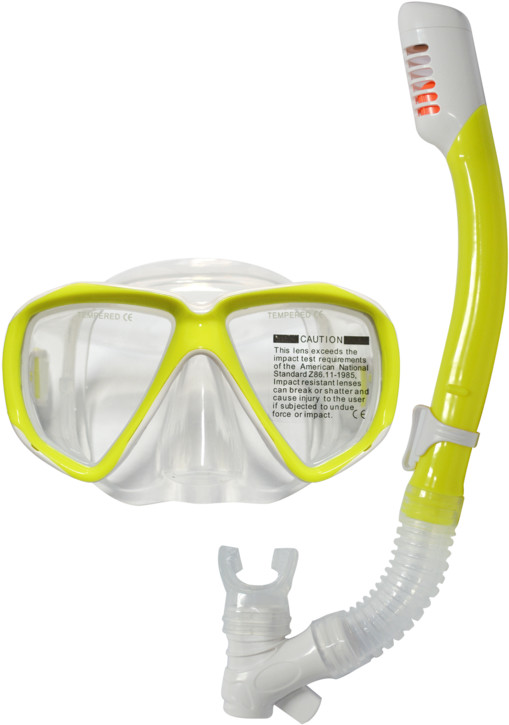 Kid's Dive Mask & Dry Snorkel Set - Diving Mask (800x800), Png Download