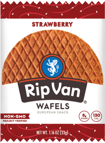 Rip Van Wafel Strawberry - Rip Van Wafels (498x600), Png Download