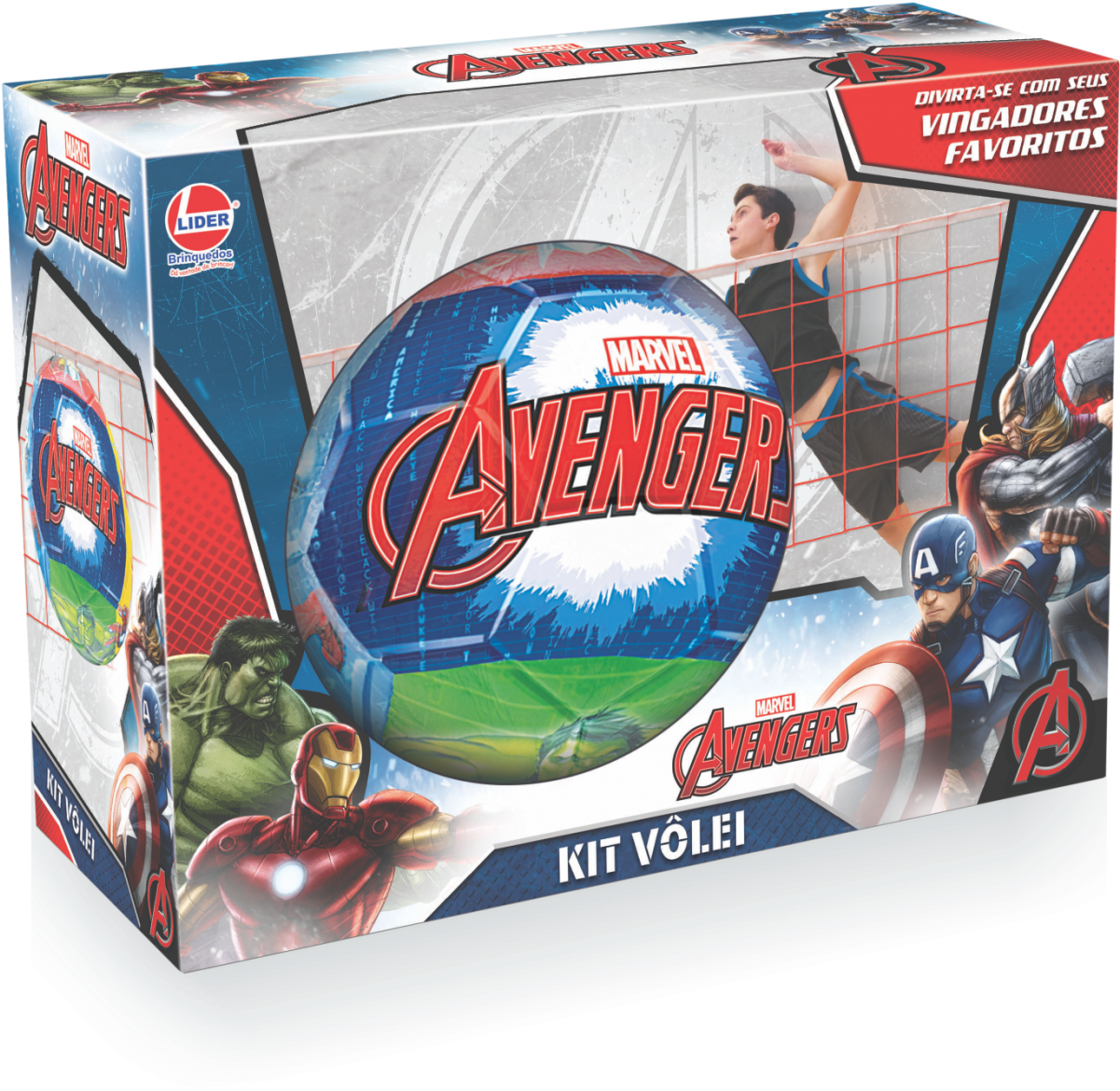 Kit Vôlei Marvel Avengers - Marvel Avengers Captain America Radio Control (rc) (1200x1194), Png Download