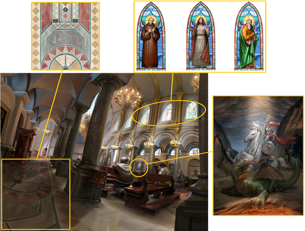One Of The Best Things About Creating A Game Like This - Stained Glass (1000x750), Png Download