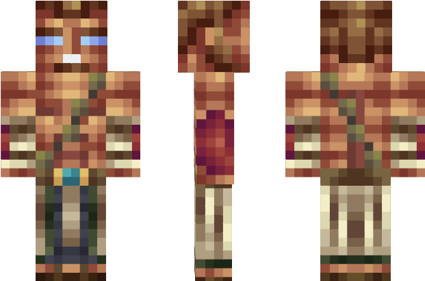Spirit Guard Udyr Minecraft Skin - Video Game (620x419), Png Download