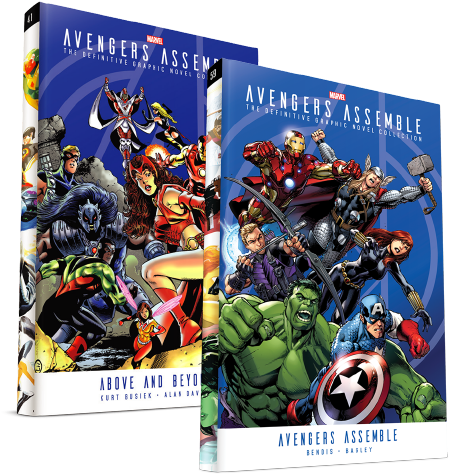 A Coleção Traz Uma Aparência Azulada Em Todas As Capas, - Avengers Characters Comics Art Marvel Movie 32x24 Print (550x530), Png Download