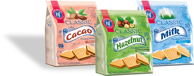 Hans Freitag Classic Cacao Waffeln, 150g (0,86/100g) (970x385), Png Download