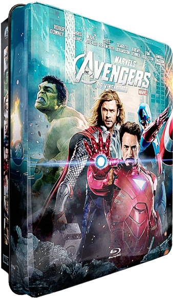 Clique Para Ampliar Ou Reduzir - Blu-ray: Os Vingadores - The Avengers (lata (600x600), Png Download