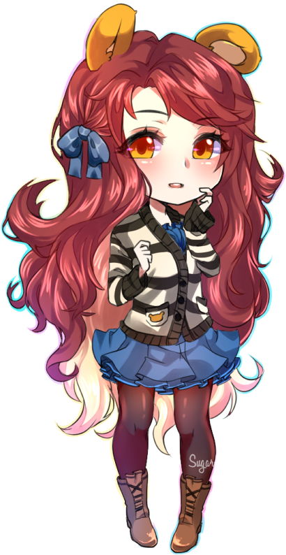 “ Commission Done For @uguubear - Cartoon (500x818), Png Download