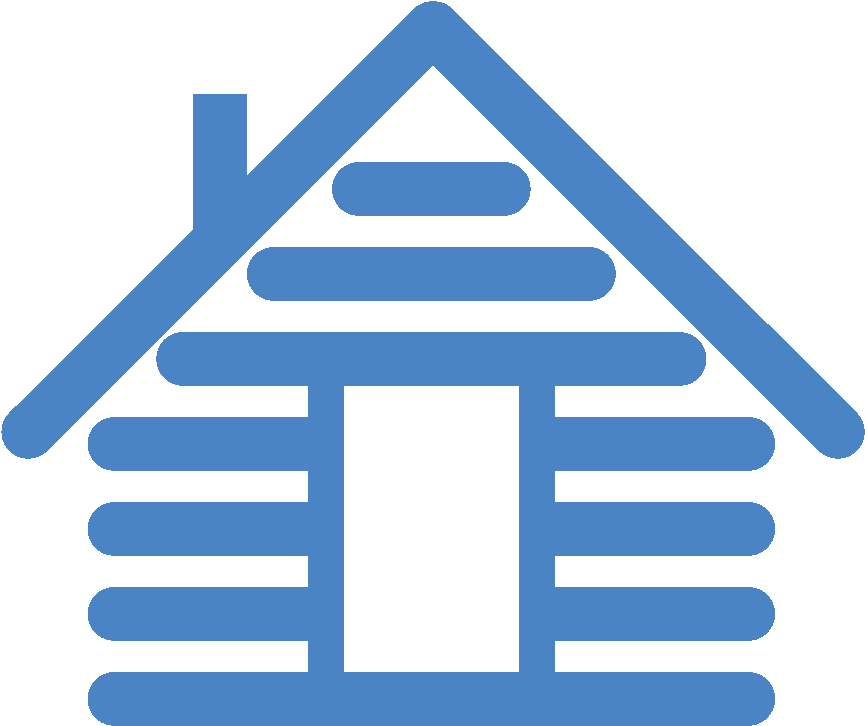 Cabins - Sign (1000x1000), Png Download