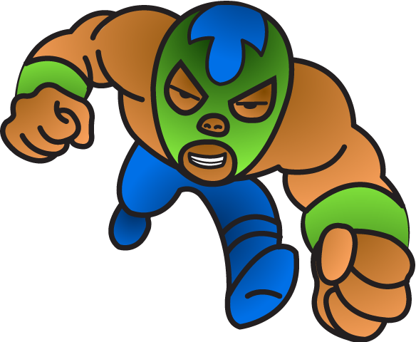 Luchador Png (584x480), Png Download