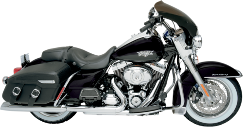 Memphis Shades Hd Black Bullet Fairing 94-17 Harley - Harley Davidson With Radio (500x262), Png Download