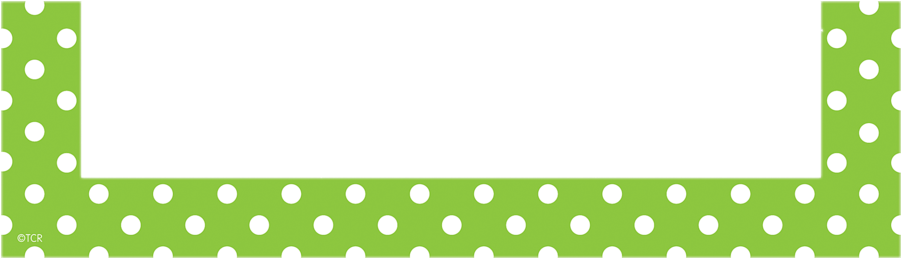 Tcr20731 Lime Polka Dots Magnetic Pockets - Teacher Created Resources Teacher Created Magnetic (900x900), Png Download