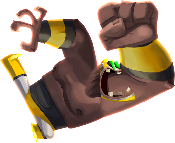 Rl Luchador - Rayman Legends Lucha Libre Get Away (602x491), Png Download