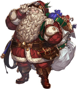 Santa Claus Npc - Fantasy Santa (480x400), Png Download