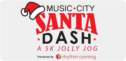 Santa Dash 5k Jolly Jog (505x245), Png Download