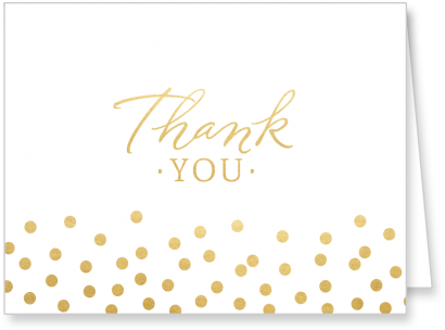 Small Dots Thank You - Polka Dot (500x500), Png Download