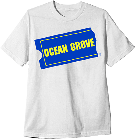 Ocean Grove - Blockbuster Tee - Quiz (500x500), Png Download