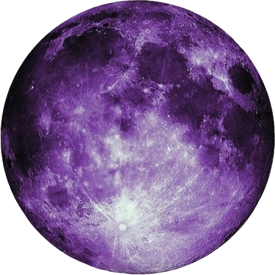 Beautiful Purple Moon Purple Moon Freetoedit - Full Moon (933x933), Png Download