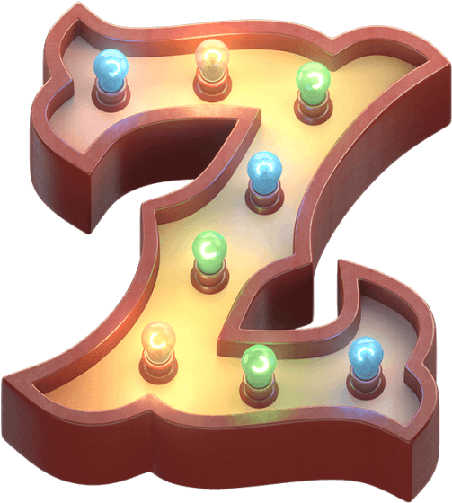 Fancy Carnival Circus Font - Carnival (595x595), Png Download