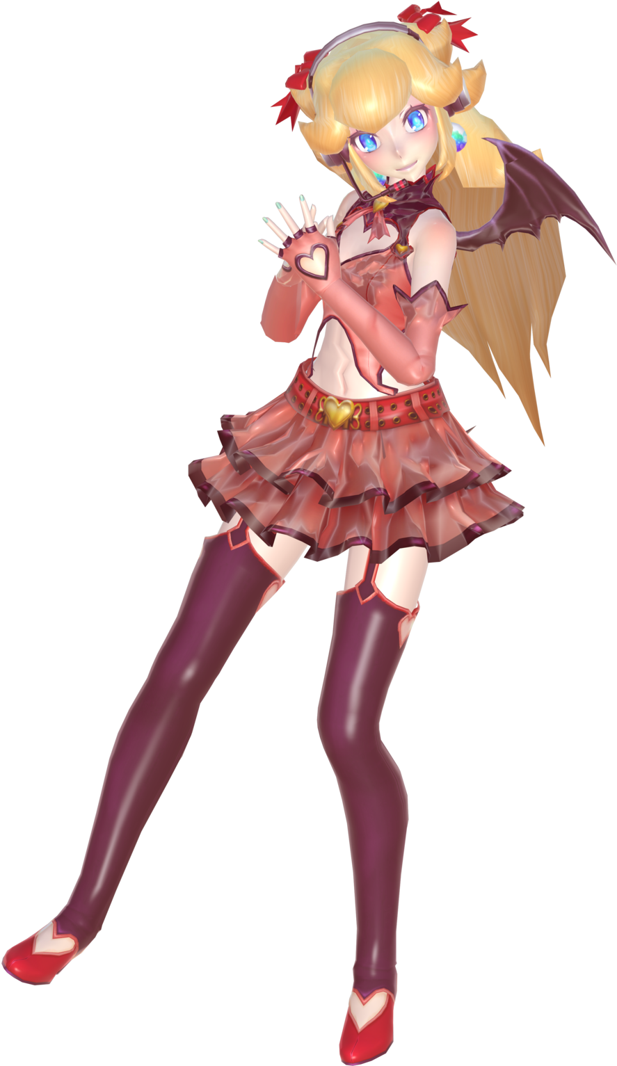 “ Peach Model Edit Owo ” How About You Actually Try - Mmd Bandaid (1024x1536), Png Download