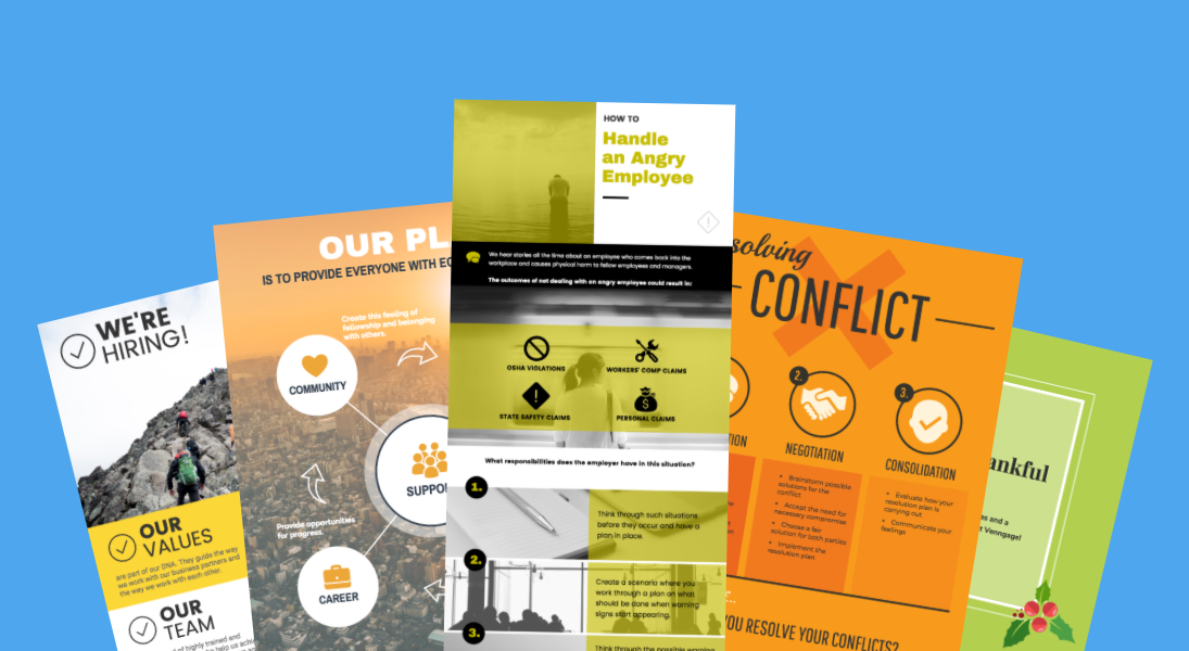 Human Resources Poster Templates - Mountain Climbing: How To Have Fun And Stay Safe (1095x600), Png Download