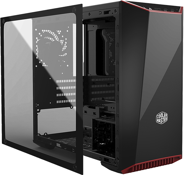 Tempered Glass Side Panel - Master Lite 3.1 Tempered Glass (950x578), Png Download