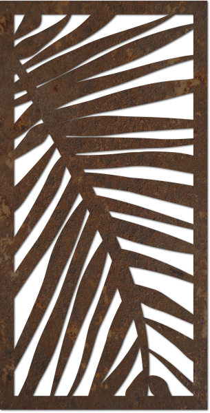 Siluetas - Laser Cut Palm Tree (305x600), Png Download
