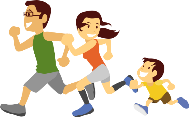 Active Lifestyle Clipart - Active Lifestyle Cartoon (640x640), Png Download
