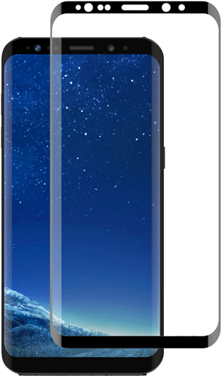 Marquee Mobile Accessories Samsung S8 Tempered Glass - Galaxy S8 Gold Punkcase Glass Shield Tempered Glass (350x620), Png Download