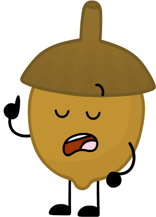 Acorn Clipart Acron - Portable Network Graphics (500x694), Png Download