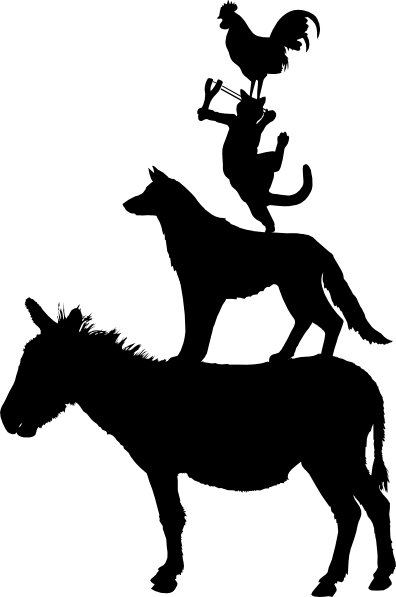 ブレーメン の 音楽 隊 フリー (396x597), Png Download