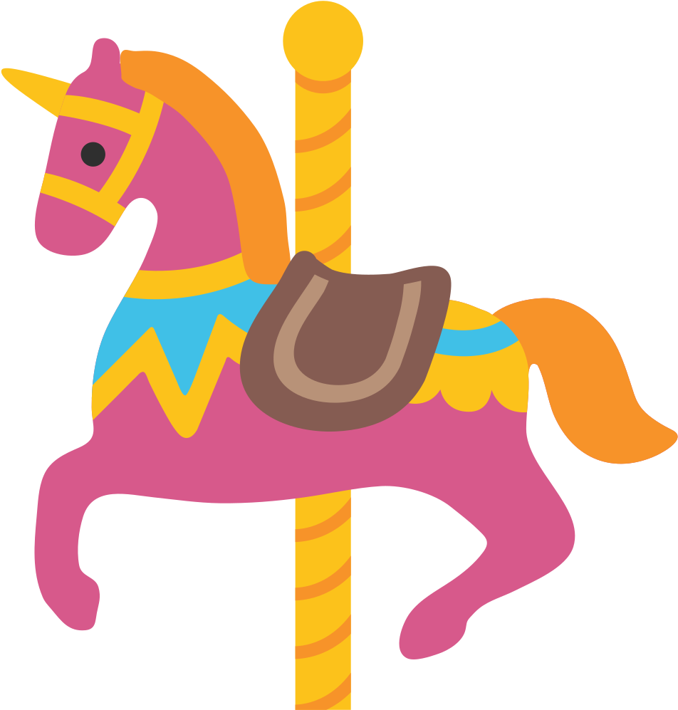Open - Carousel Emoji (1000x1000), Png Download