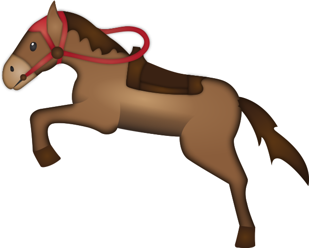 Jumper Class Horse Emoji - Horse (640x640), Png Download
