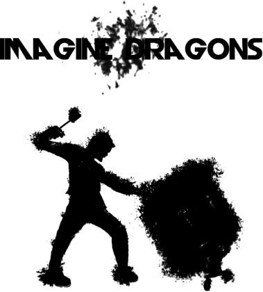 Imagine Dragons Poland - Imagine Dragons Silhouettes (379x420), Png Download