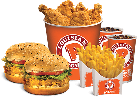 Fried Chicken Menu - Popeyes Chicken Menu (474x338), Png Download