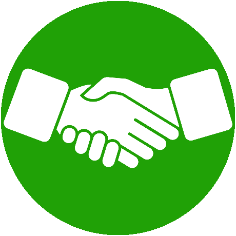 Hand Shaking Icon - Angel Tube Station (460x460), Png Download