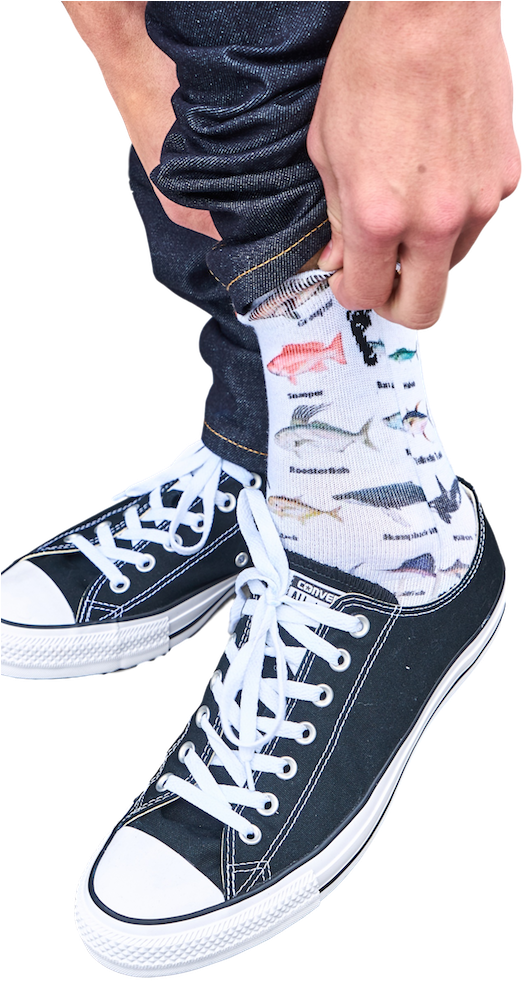Gone Fishing Socks Accessories Feat Socks Rigit - Walking Shoe (687x1024), Png Download