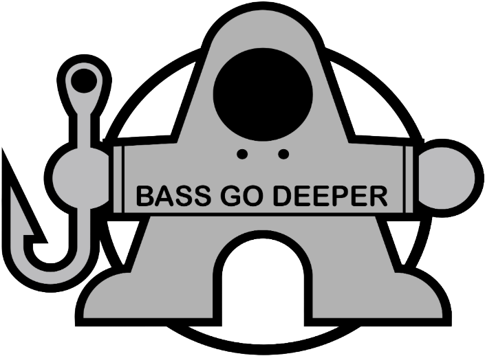Gone Fishing - Bass Go Deeper (709x542), Png Download