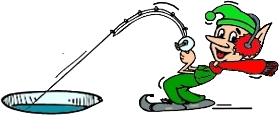 Ice Fishing - Portable Network Graphics (609x282), Png Download