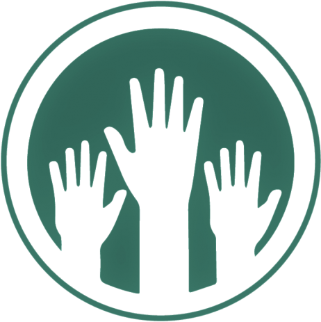 Experience Downtown - Volunteering Symbol (553x500), Png Download