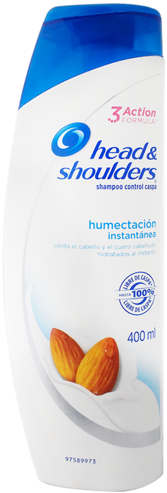 Shampoo Head And Shoulders Humecta Botella - Head & Shoulders Dry Scalp Care Shampoo (596x700), Png Download
