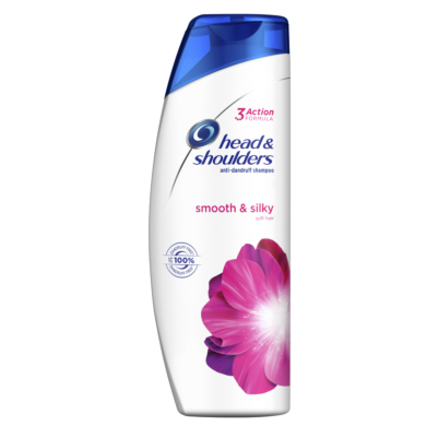 Head & Shoulders Soft & Silky Moisturites Anti-dandruff - Head And Shoulders Smooth And Silky 2 (400x533), Png Download
