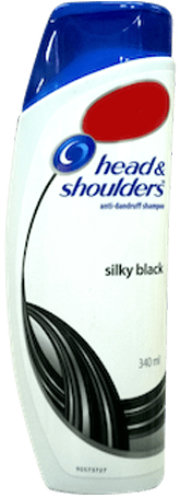 Head & Shoulder Anti Dandruff Shampoo Silky Black (392x492), Png Download