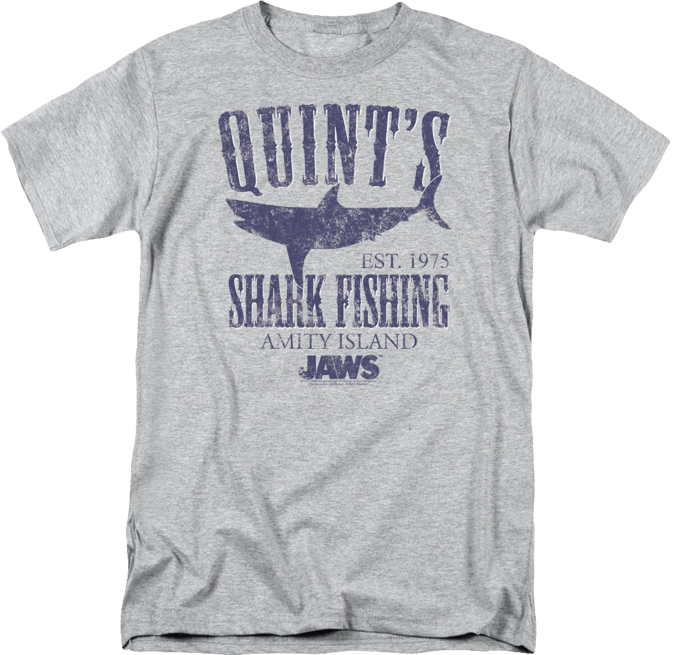 Quints Shark Fishing Shirt - Welcome To Twin Peaks T Shirt (976x950), Png Download