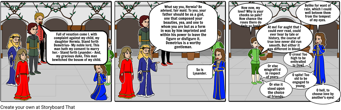 A Midsummer Night S Dream - Cartoon (1164x385), Png Download